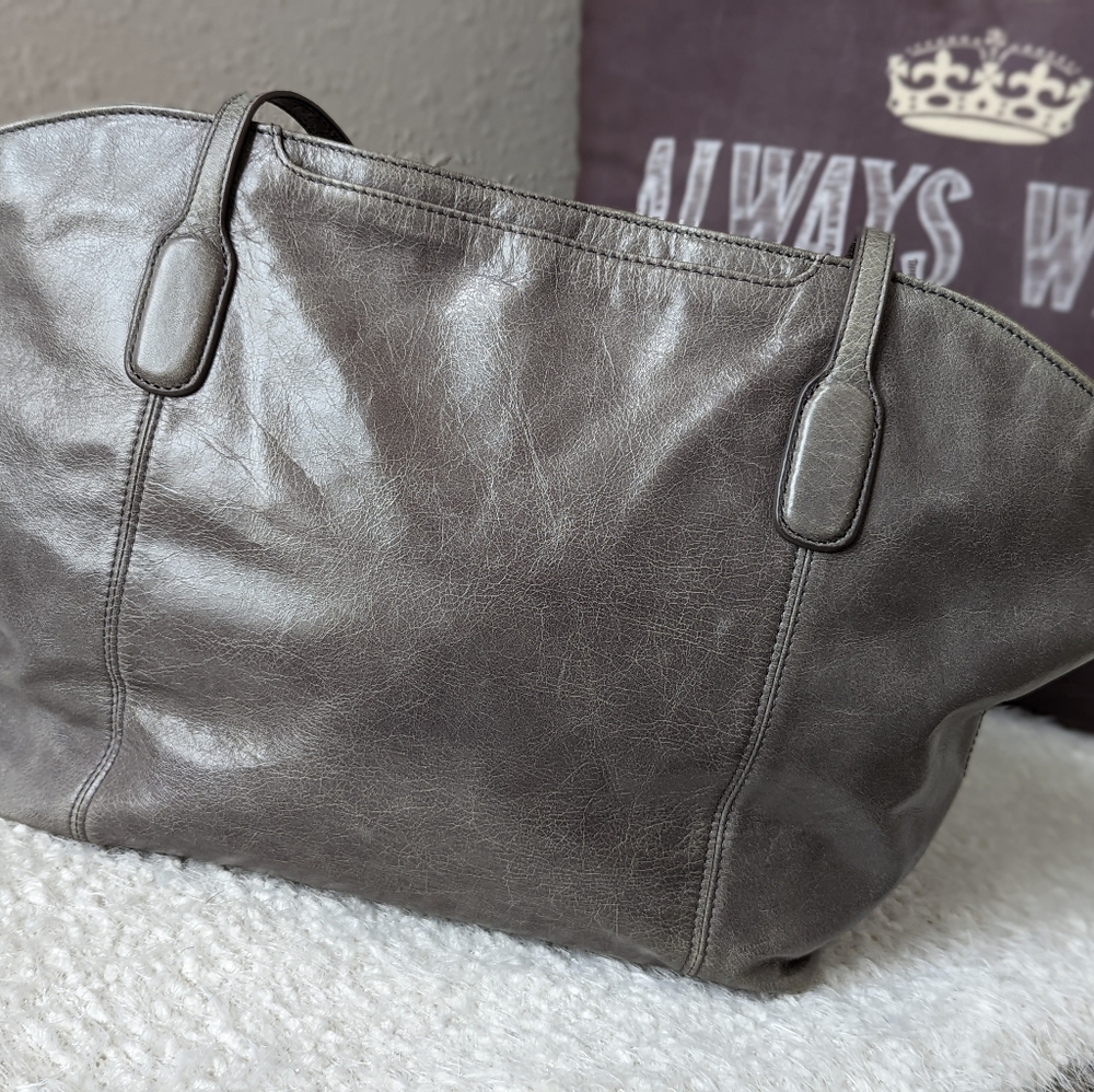 HOBO Patti Leather Tote - Granite